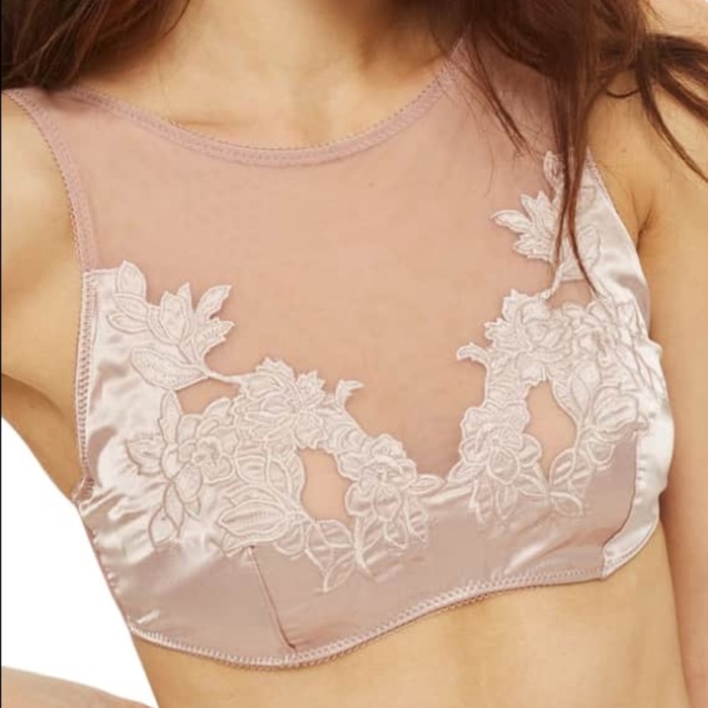 Topshop Premium High Neck Underwire Bra